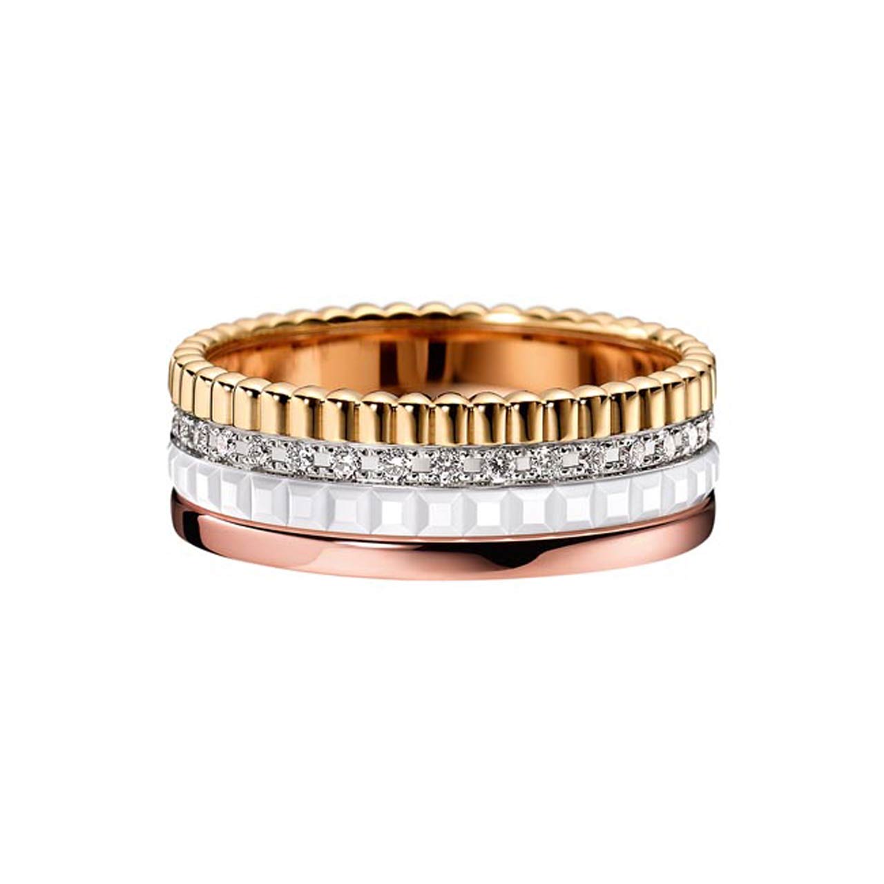 BOUCHERON キャトル ホワイト スモール JRG01597