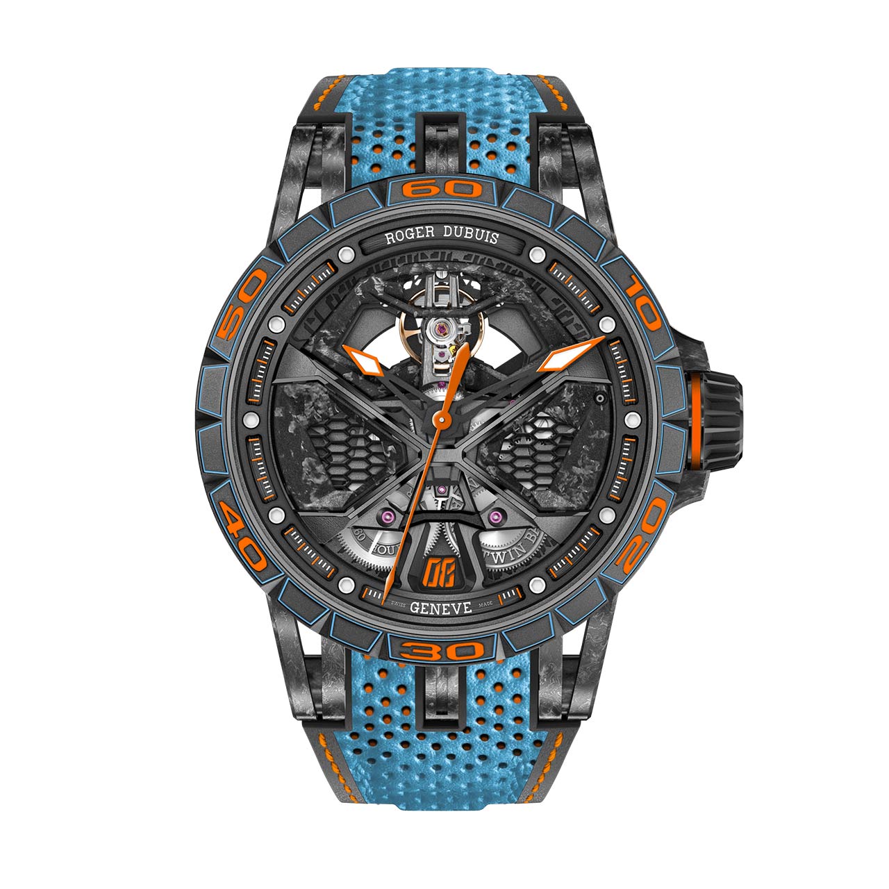 ROGER DUBUIS エクスカリバー スパイダー HURACÁN STO CARBON 45MM RDDBEX0828