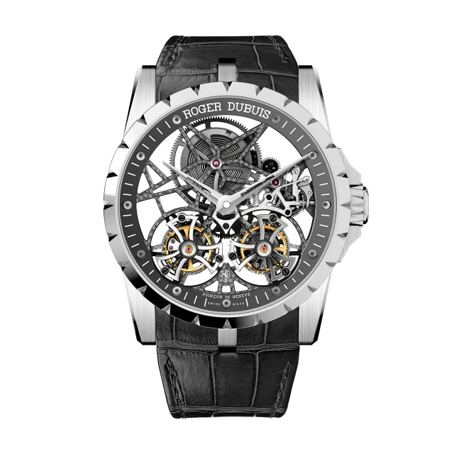 ROGER DUBUIS エクスカリバー45 ダブルフライングトゥールビヨン スケルトン RDDBEX0396