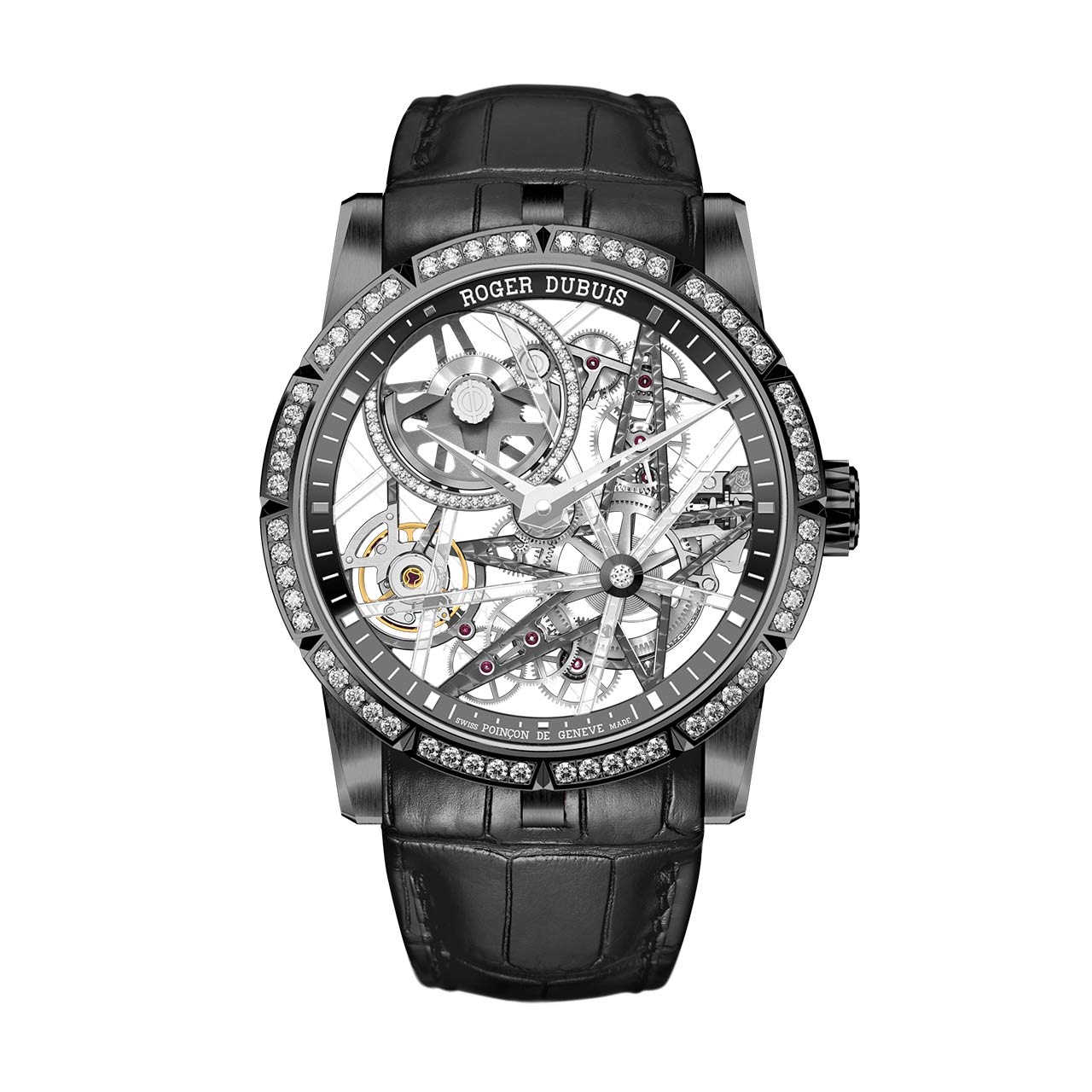 ROGER DUBUIS エクスカリバー BLACKLIGHT BLACK DLC TITANIUM 42MM RDDBEX0756