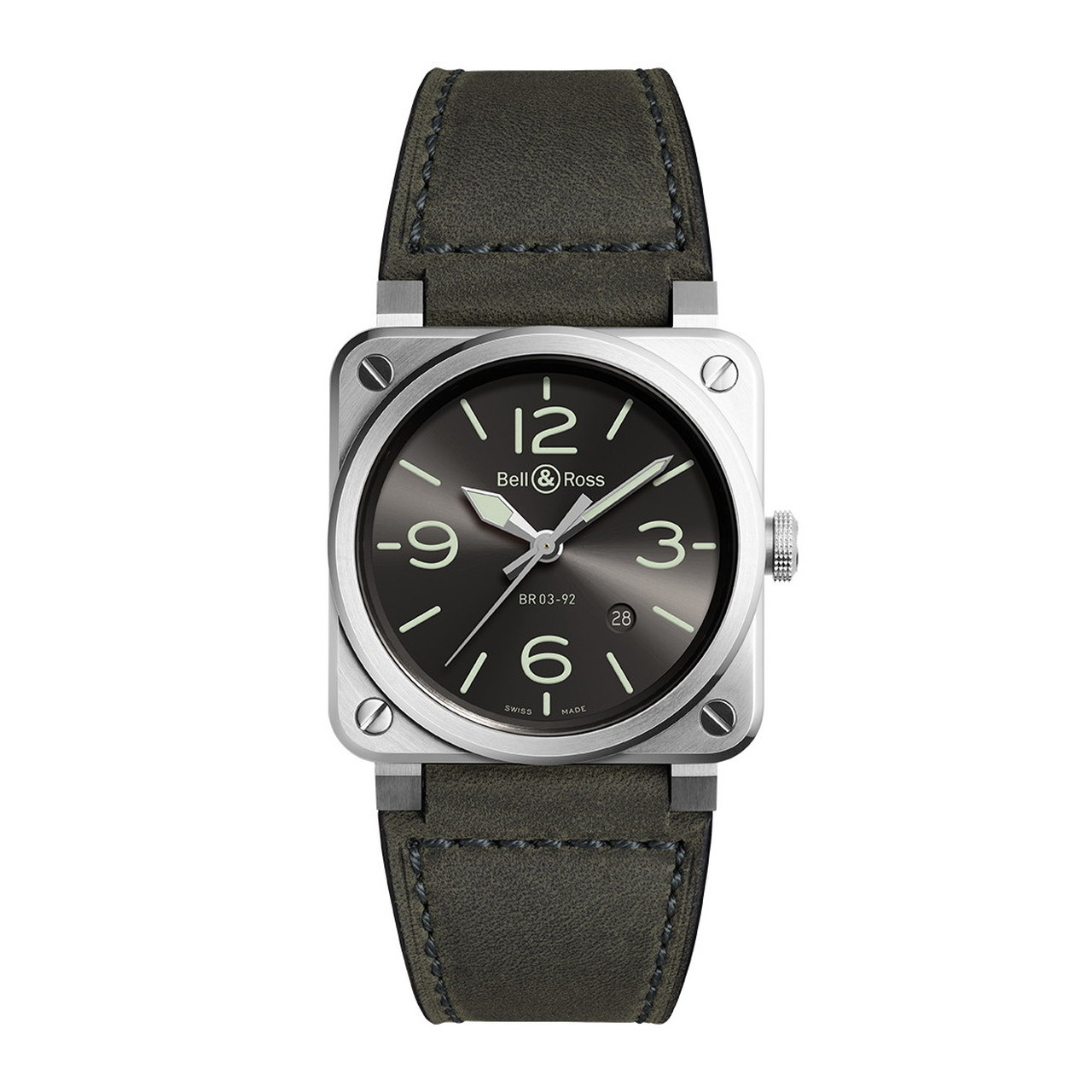 Bell & Ross BR 03-92 GREY LUM BR0392-GC3-ST/SCA