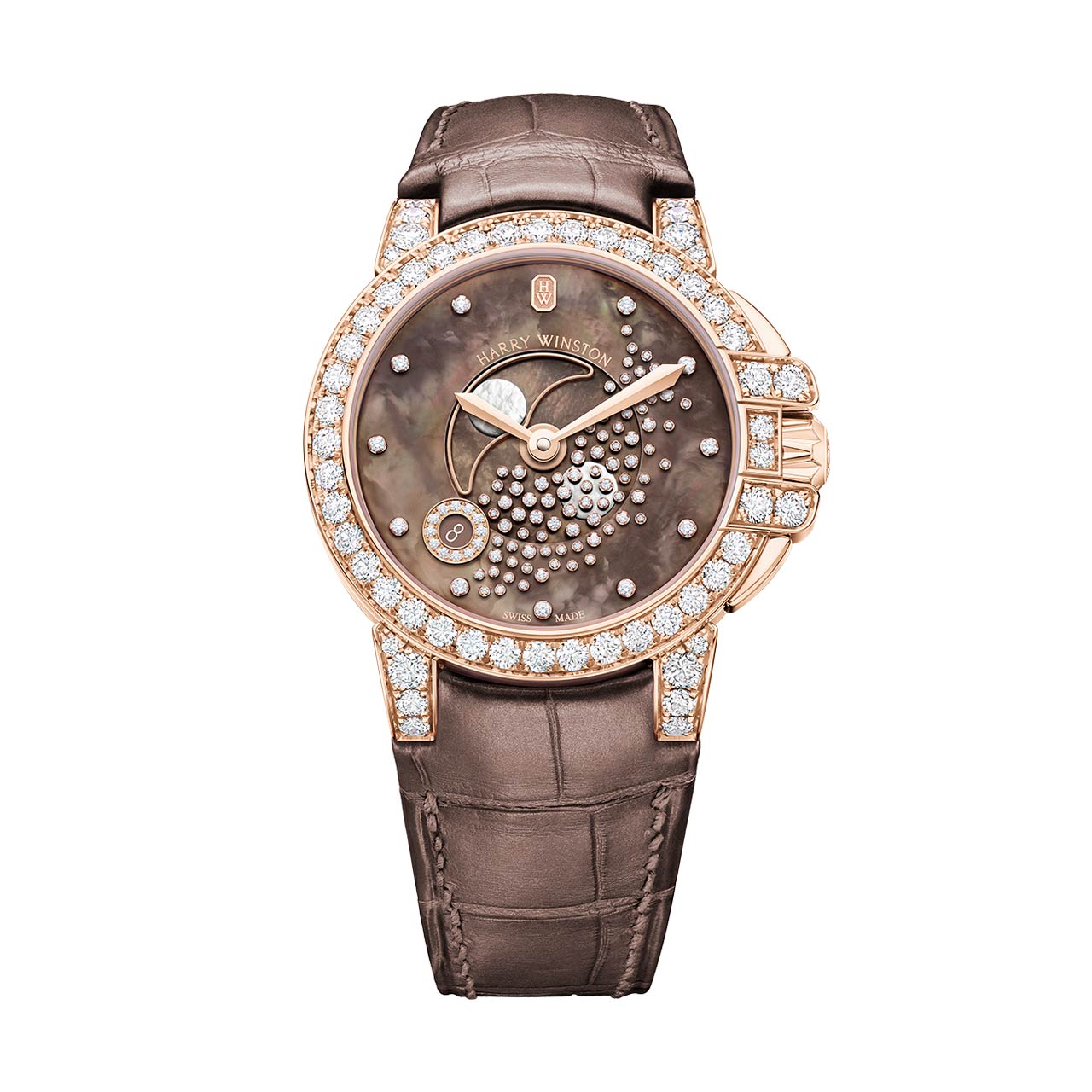 HARRY WINSTON オーシャン・ムーンフェイズ 36mm OCEQMP36RR033