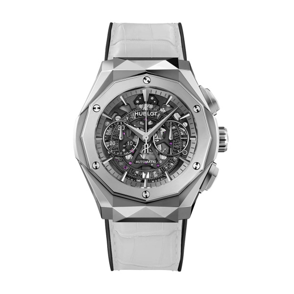 アエロ・フュージョン クロノグラフ オーリンスキー チタニウム ホワイト ※完売 BY HUBLOT アエロ・フュージョン クロノグラフ オーリンスキー チタニウム ホワイト ※完売 ウブロ
