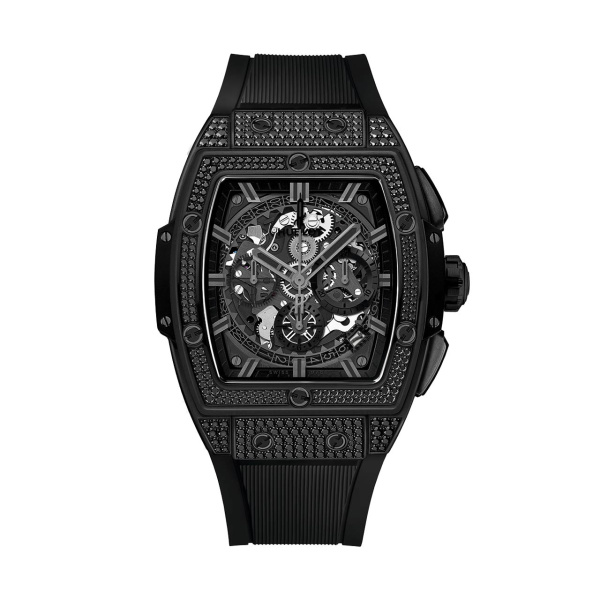 HUBLOT スピリット オブ ビッグ・バン オールブラック パヴェ 641.CI.0110.RX.1700