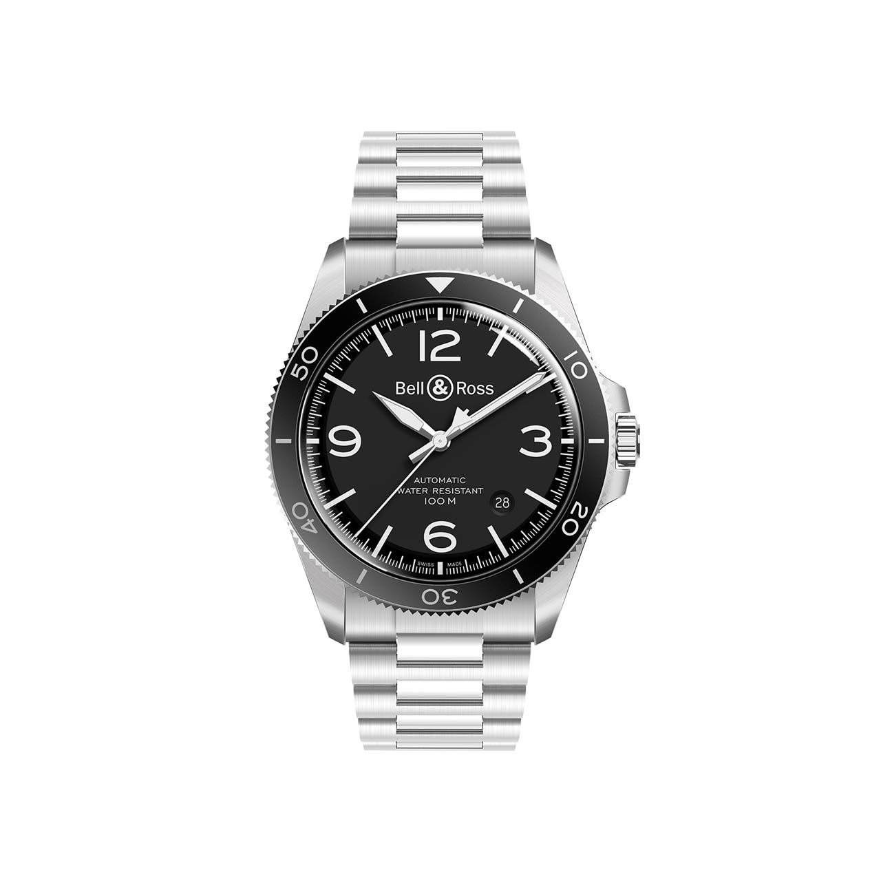 Bell & Ross BR V2-92 BLACK STEEL BRV292-BL-ST/SST