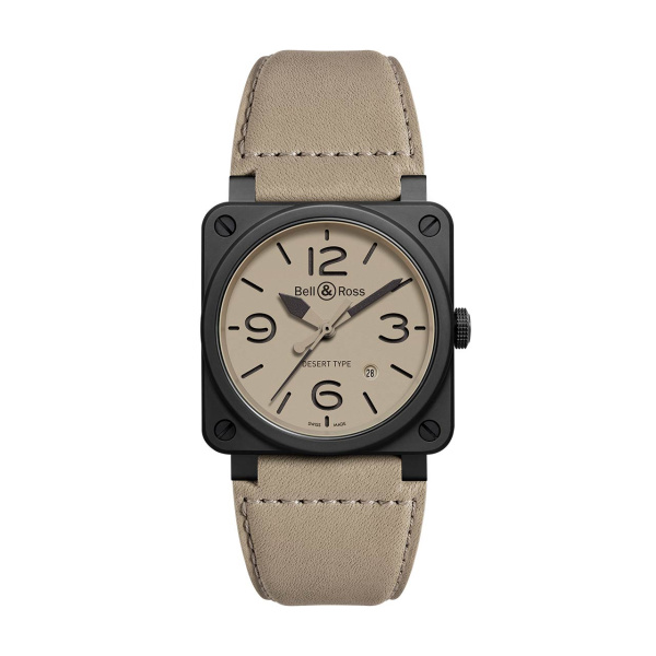 Bell & Ross BR03-92 DESERT TYPE CERAMIC BR0392-DESERT-CE/SCA