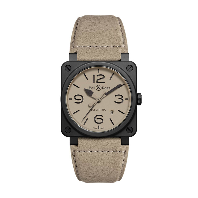 Bell & Ross BR03-92 DESERT TYPE CERAMIC BR0392-DESERT-CE/SCA