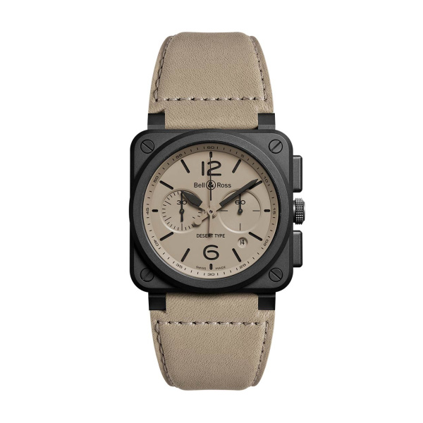 Bell & Ross BR03-94 DESERT TYPE CERAMIC BR0394-DESERT-CE/SCA