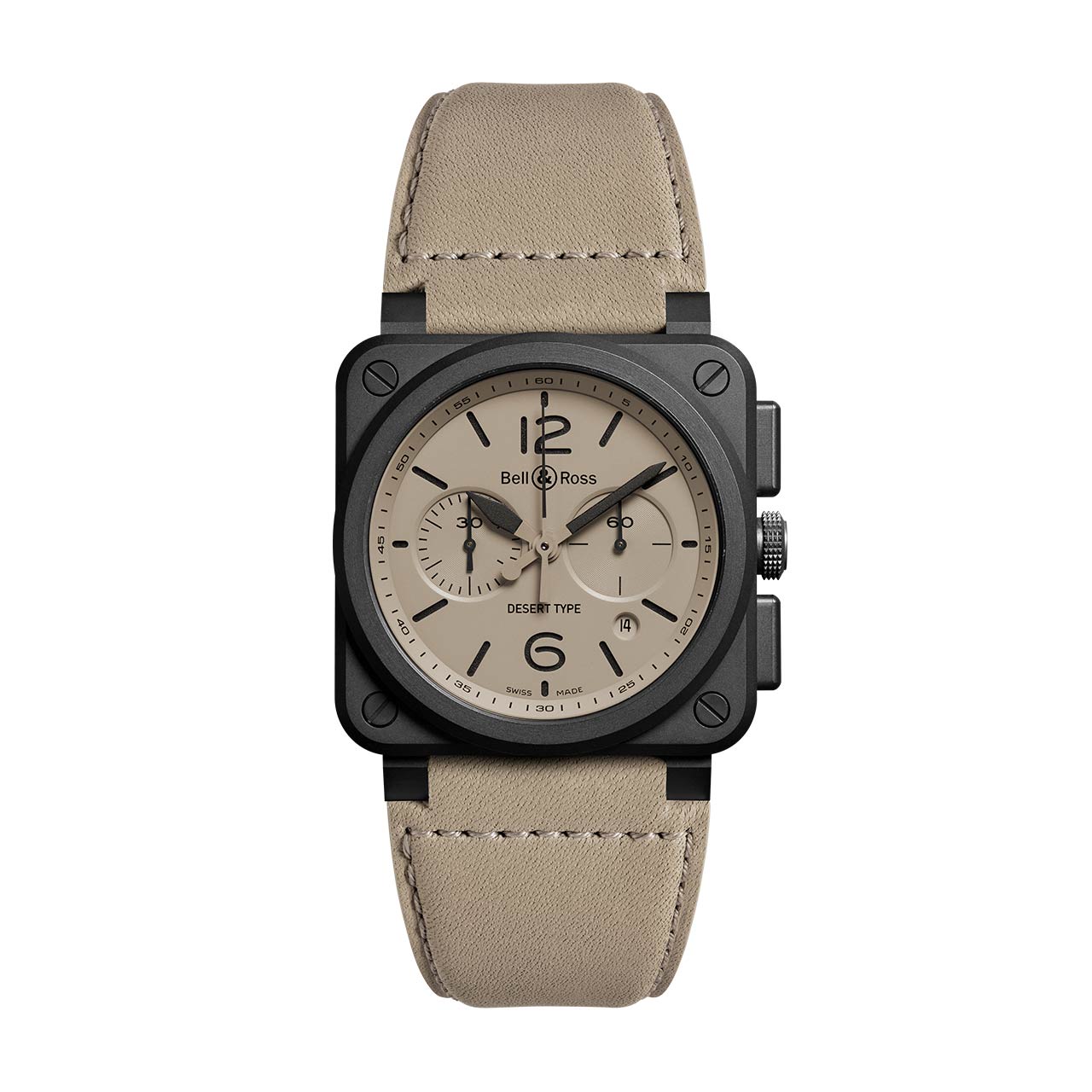 Bell & Ross BR03-94 DESERT TYPE CERAMIC BR0394-DESERT-CE/SCA