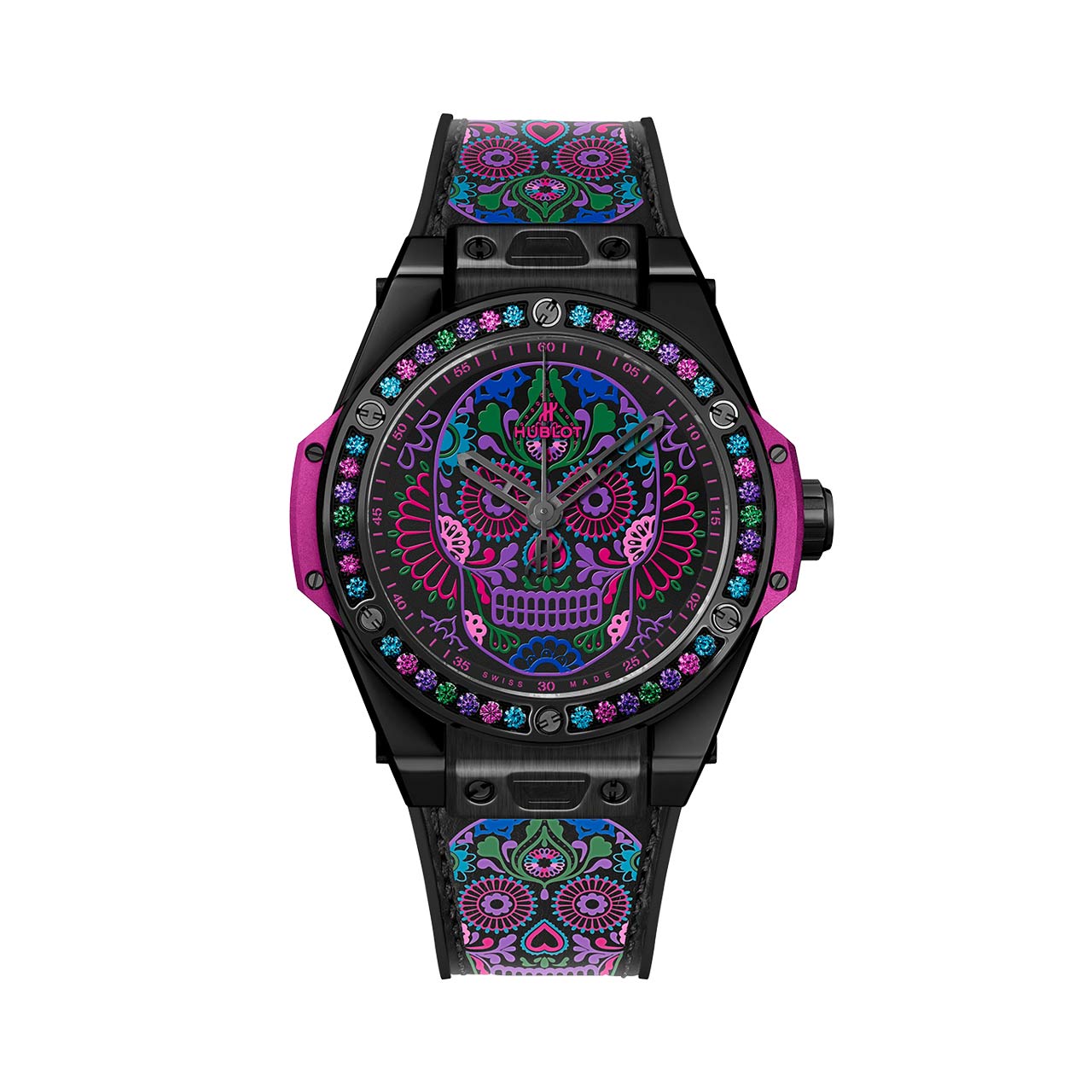 HUBLOT ビッグ・バン ワンクリック カラベラ カトリーナ セラミック 465.CX.1190.VR.1299.MEX18