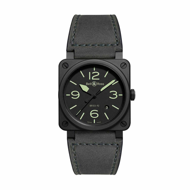 Bell & Ross BR03-92 NIGHTLUM BR0392-BL3-CE/SCA