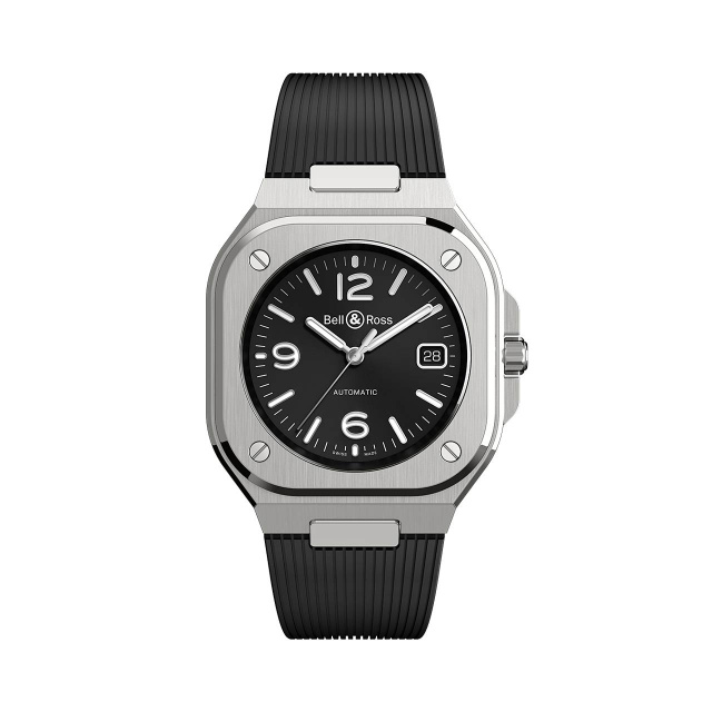 Bell & Ross BR 05 BLACK STEEL BR05A-BL-ST/SRB