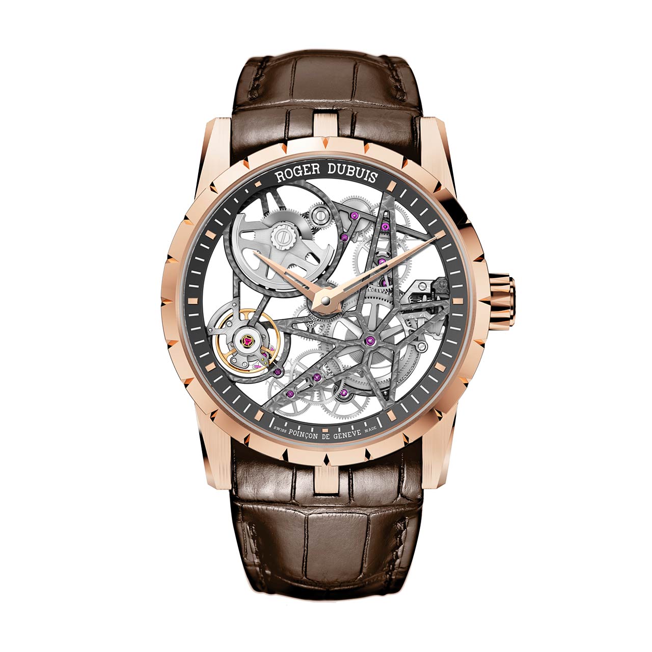 ROGER DUBUIS エクスカリバー42 マイクロローター オートマティック スケルトン RDDBEX0422