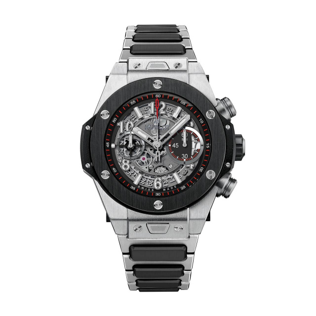 HUBLOT ビッグ・バン ウニコ チタニウム セラミック ブレスレット 411.NM.1170.NM