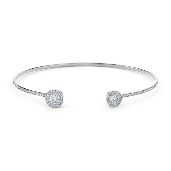 FOREVERMARK フォーエバーマーク Two D® コレクション パヴェバングル 
