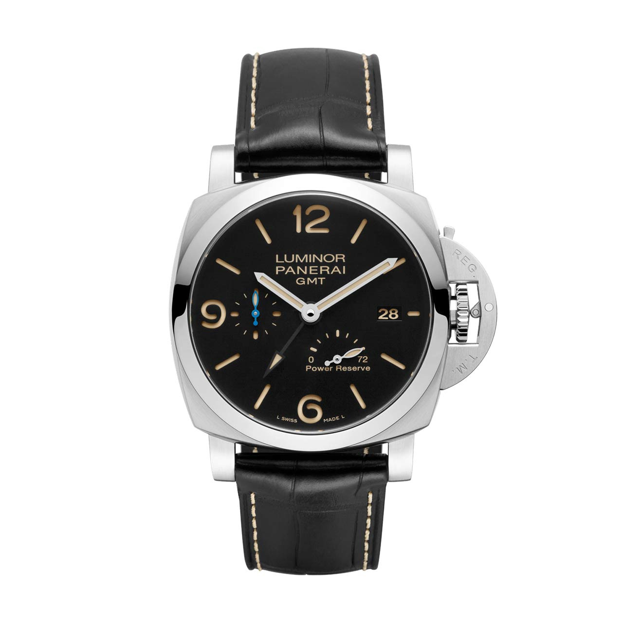 ベルト訳あり☆【PANERAI】パネライ ルミノール1950 3デイズ GMT PAM00321 自動巻き メンズ_706066 【232】【ev10】