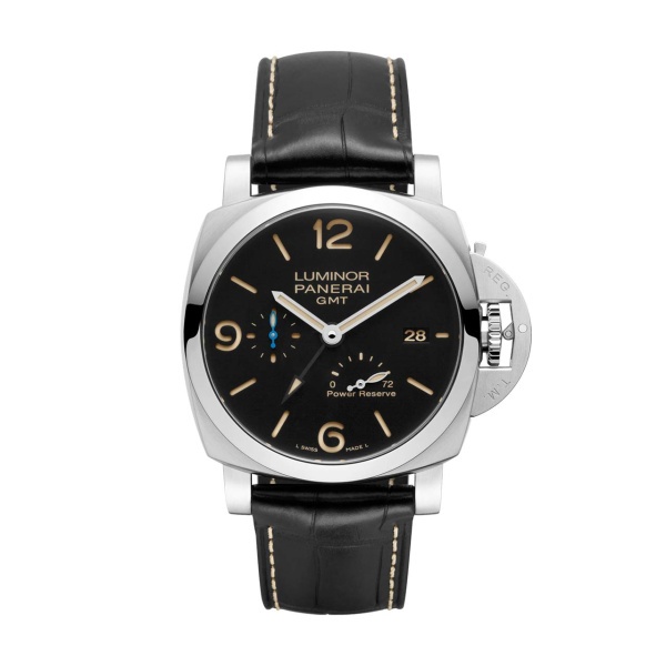 ルミノール 1950 3デイズ GMT パワーリザーブ オートマティック アッチャイオ BY PANERAI ルミノール 1950 3デイズ GMT パワーリザーブ オートマティック アッチャイオ パネライ