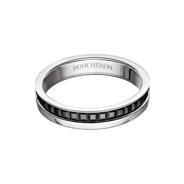 BOUCHERON キャトル ブラック リング JAL00206