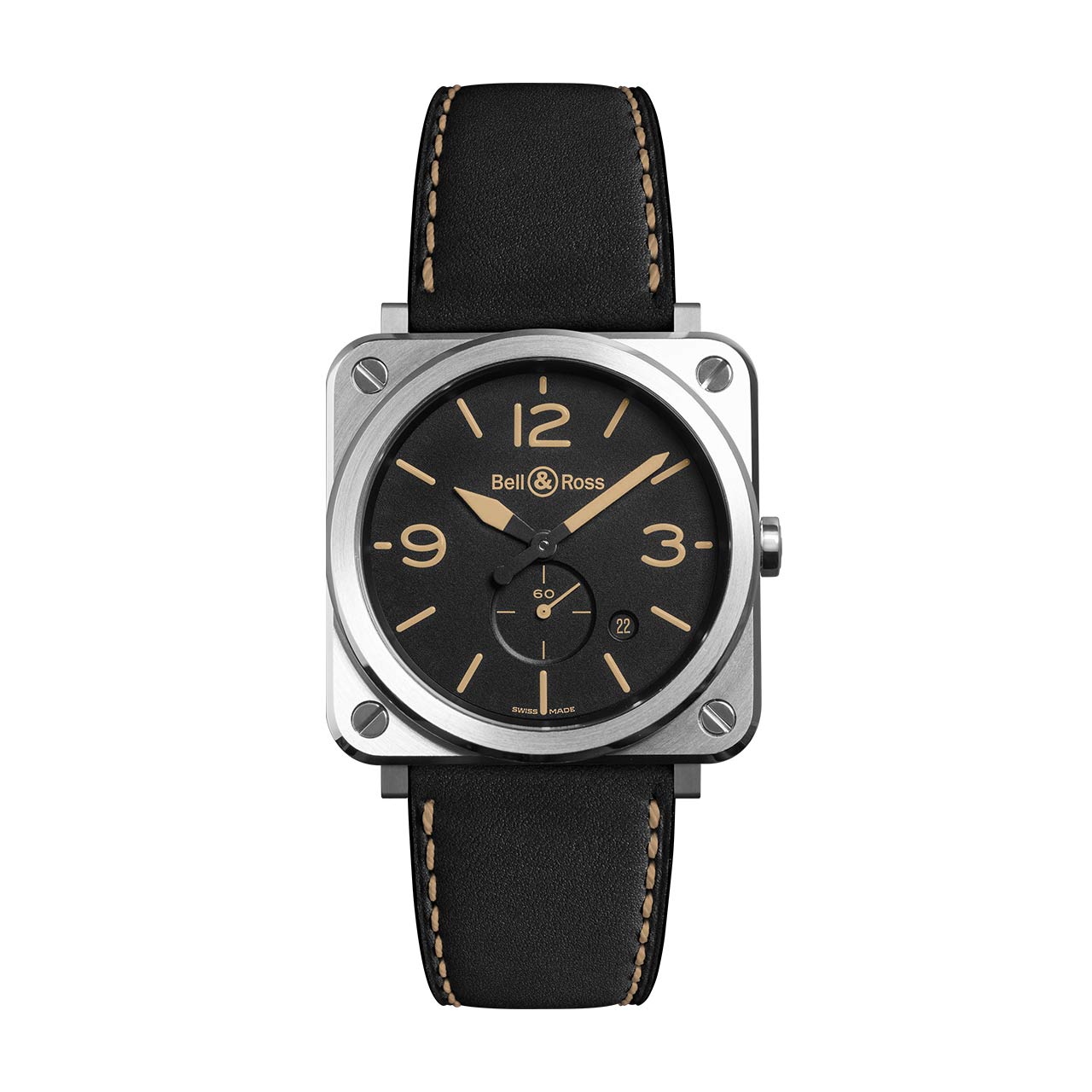 Bell & Ross BR S STEEL HERITAGE BRS-HERI-ST/SCA