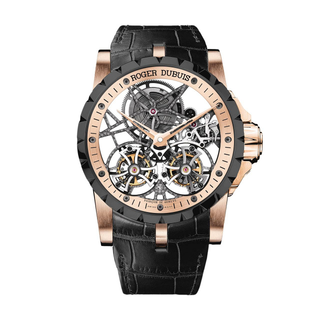 ROGER DUBUIS エクスカリバー45 ダブルフライングトゥールビヨン スケルトン RDDBEX0472