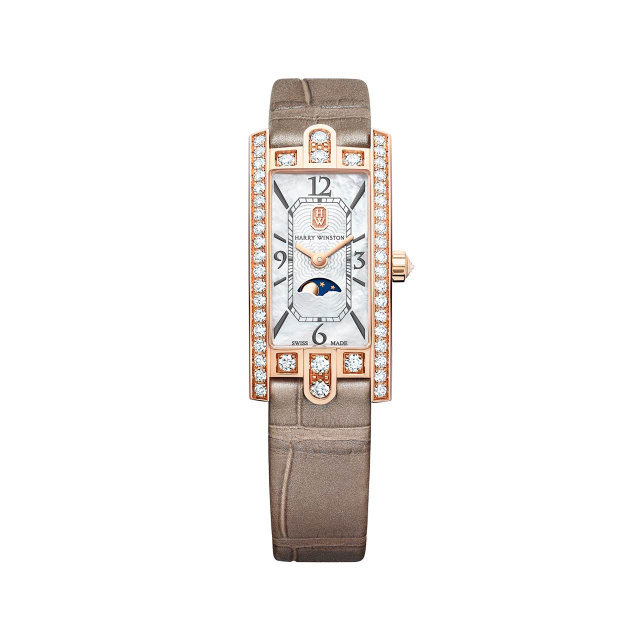 HARRY WINSTON アベニューC™ ミニ・ムーンフェイズ AVCQMP16RR001