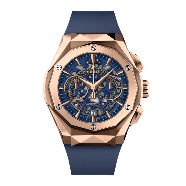 アエロ・フュージョン クロノグラフ オーリンスキー キングゴールドブルー BY HUBLOT アエロ・フュージョン クロノグラフ オーリンスキー キングゴールドブルー ウブロ