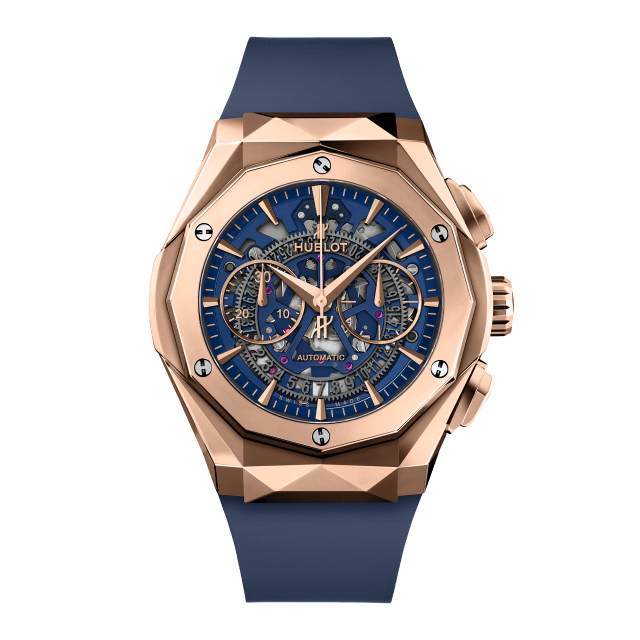 HUBLOT アエロ・フュージョン クロノグラフ オーリンスキー  キングゴールドブルー 525.OX.5180.RX.ORL21