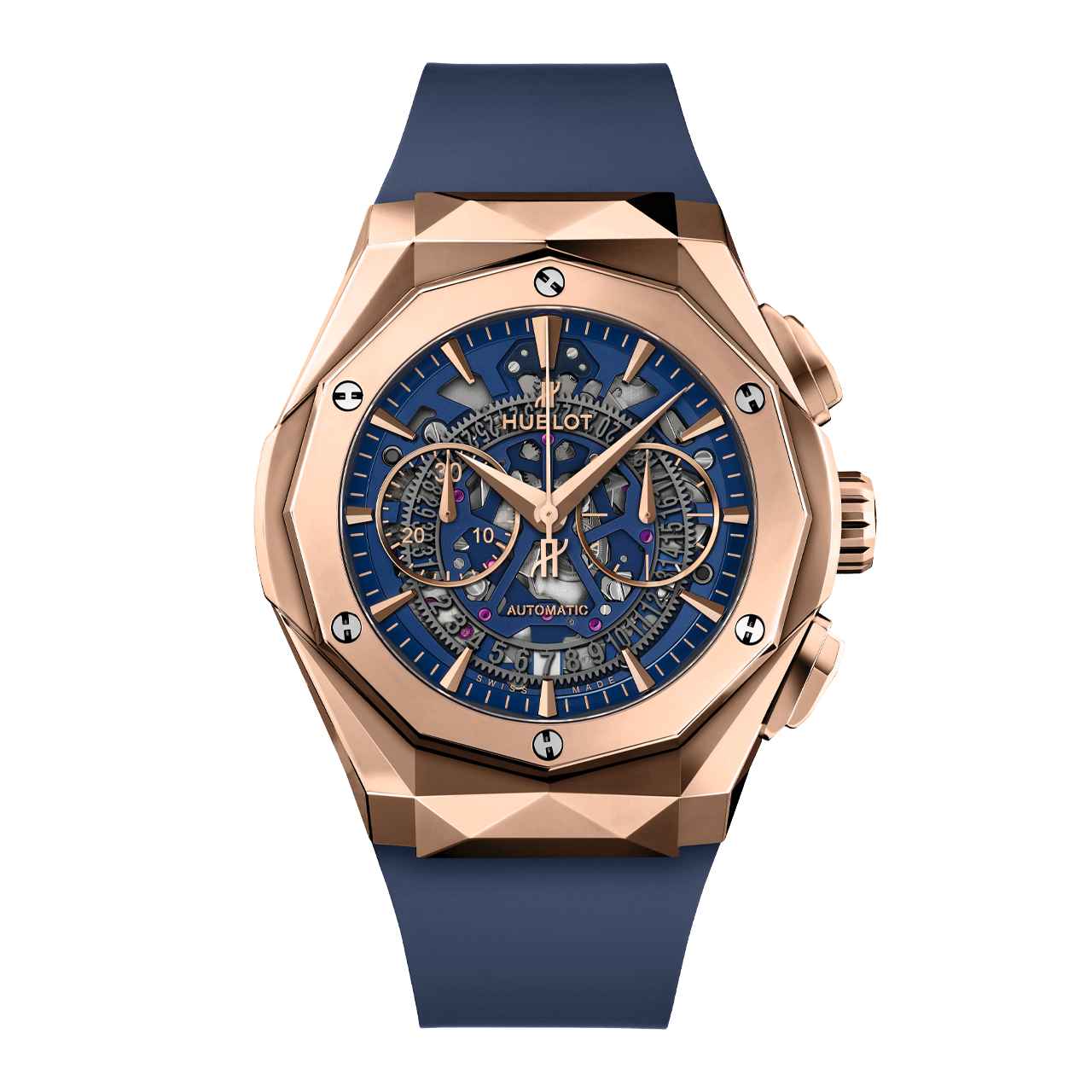 HUBLOT アエロ・フュージョン クロノグラフ オーリンスキー  キングゴールドブルー 525.OX.5180.RX.ORL21