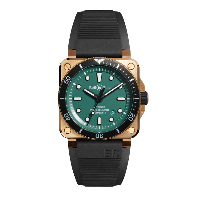 BR 03-92 ダイバーブラック&グリーンブロンズ BR0392-D-LT-BR/SRB｜Bell & Ross - ベル＆ロス｜ウォッチ｜神戸三宮  正規時計宝飾店カミネ｜神戸三宮 正規時計宝飾店カミネ
