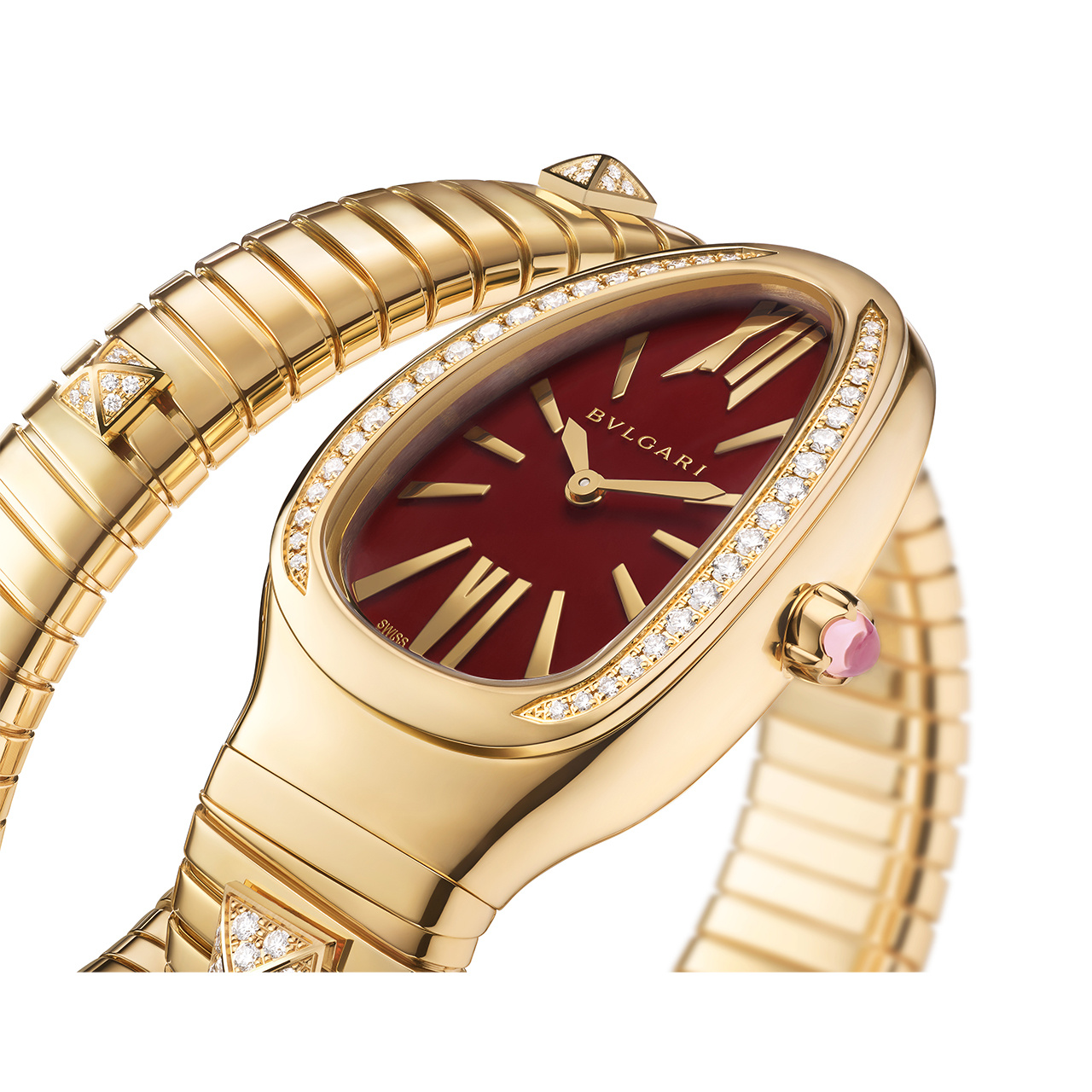 BVLGARI セルペンティ トゥボガス ゴールド＆スティール ウォッチ 104302