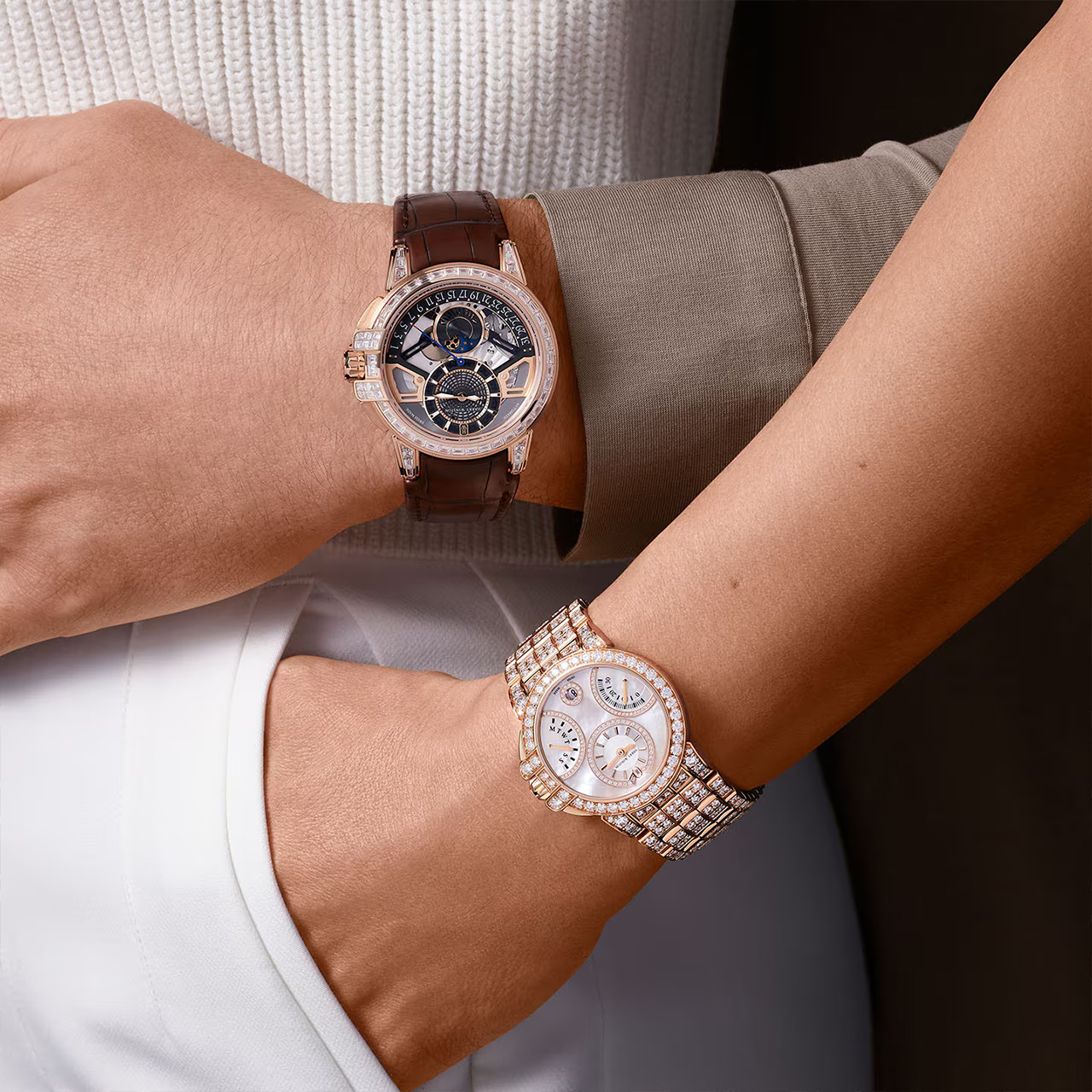 HARRY WINSTON オーシャン ムーンフェイズ オートマティック 42mm OCEAMP42RR001