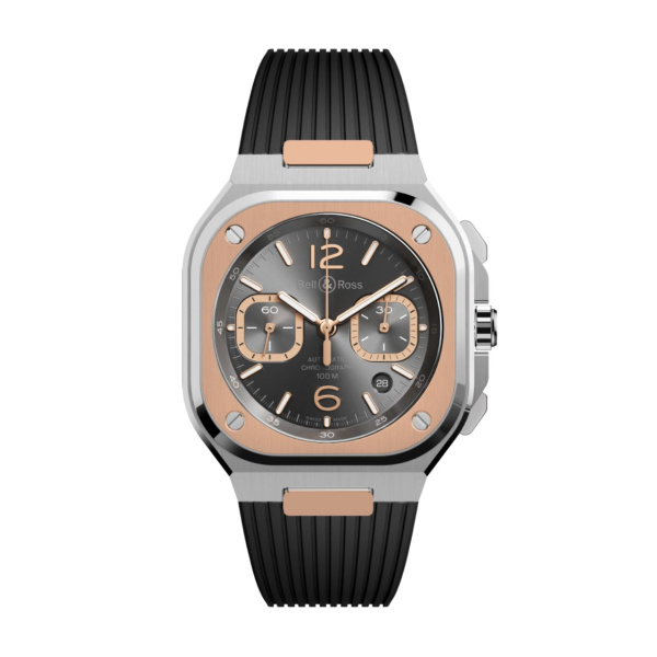 BR-05 クロノ グレー スティール & ゴールド BY Bell & Ross BR-05 クロノ グレー スティール & ゴールド ベル＆ロス