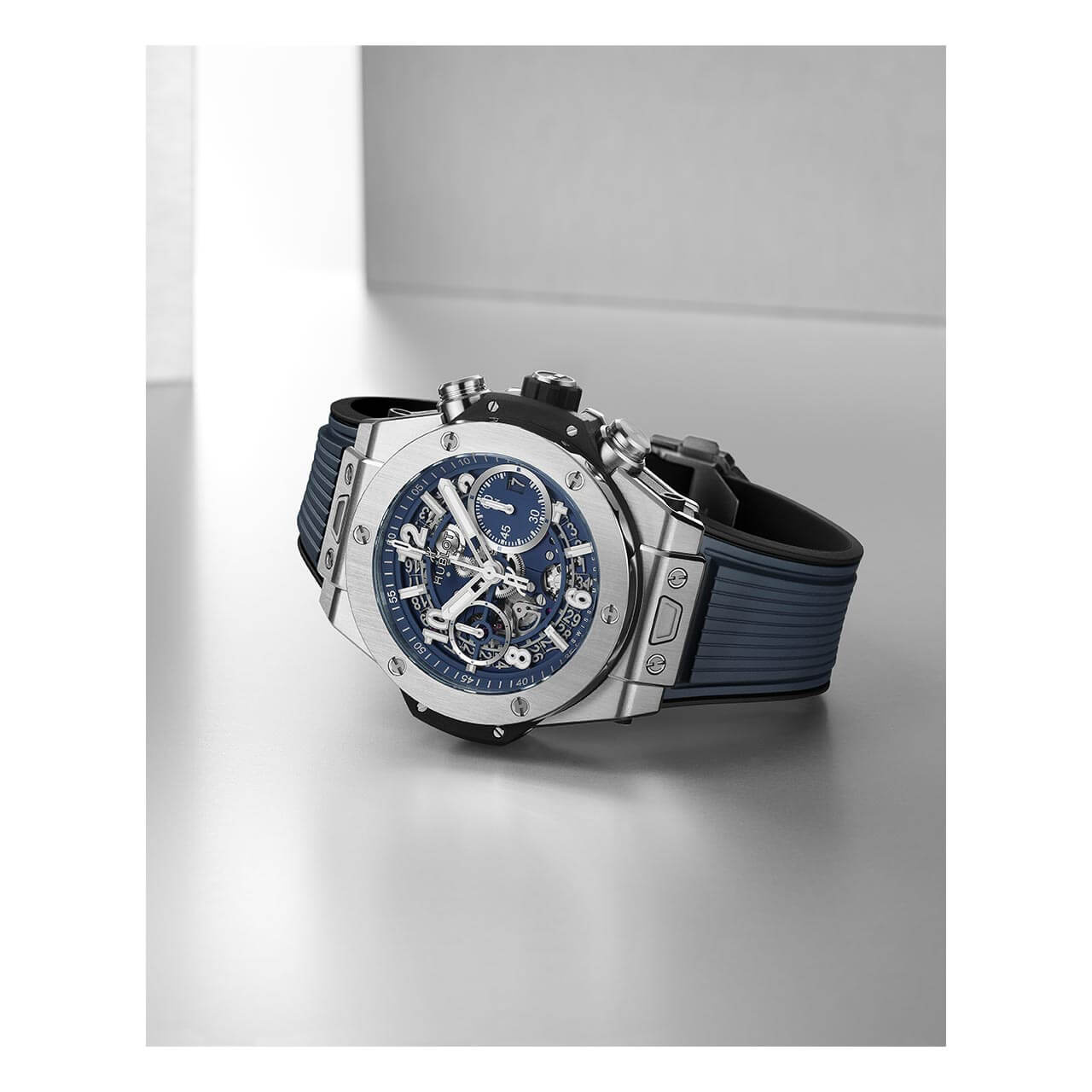 HUBLOT ビッグ・バン ウニコ チタニウム ブルー 441.NX.5171.RX