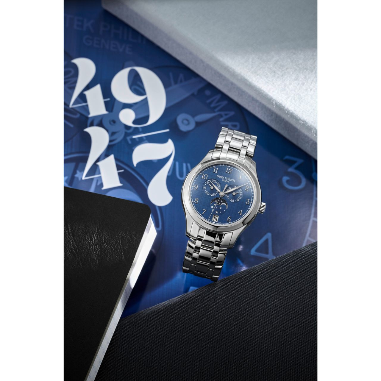 PATEK PHILIPPE 年次カレンダー, ムーンフェイズ 4947/1A-001