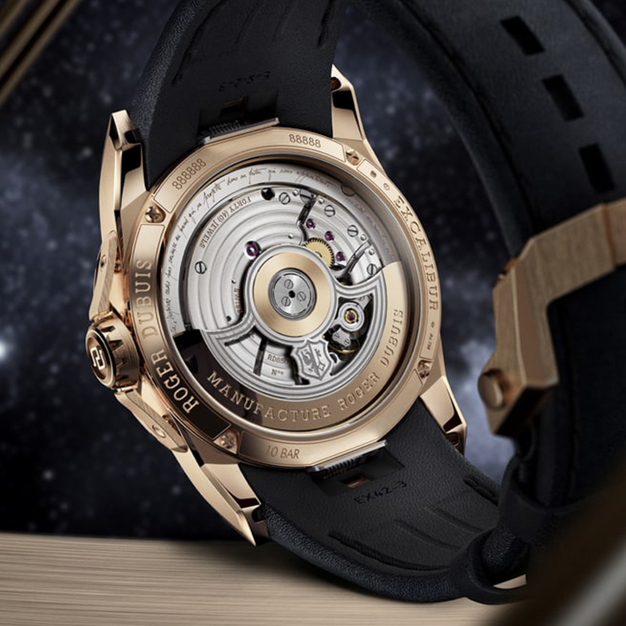 ROGER DUBUIS エクスカリバー バイレトログラード パーペチュアルカレンダー 40mm DBEX1178