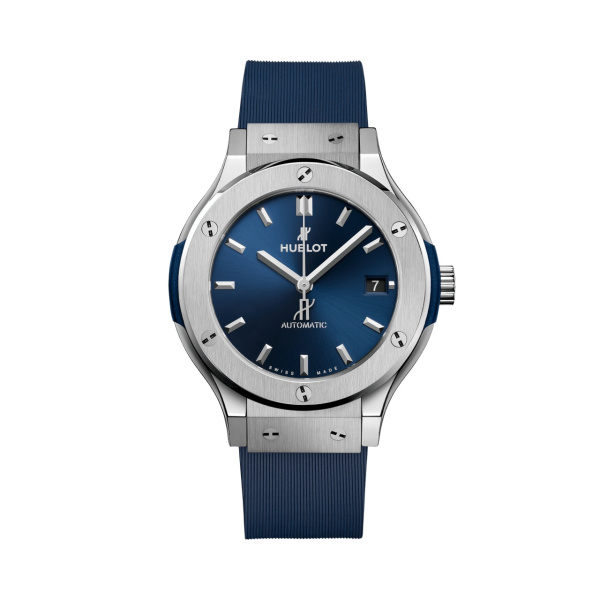 HUBLOT クラシック・フュージョン チタニウム ブルー 38mm 565.NX.7170.RX