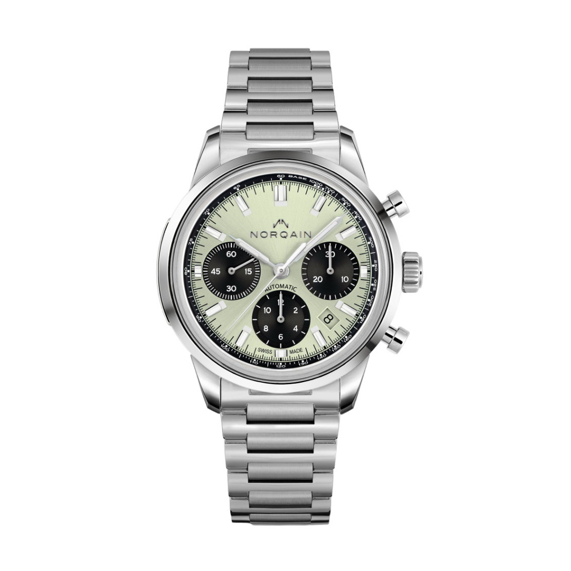 NORQAIN フリーダム 60 クロノ 40mm ピスタチオ N2201S22C/MT221