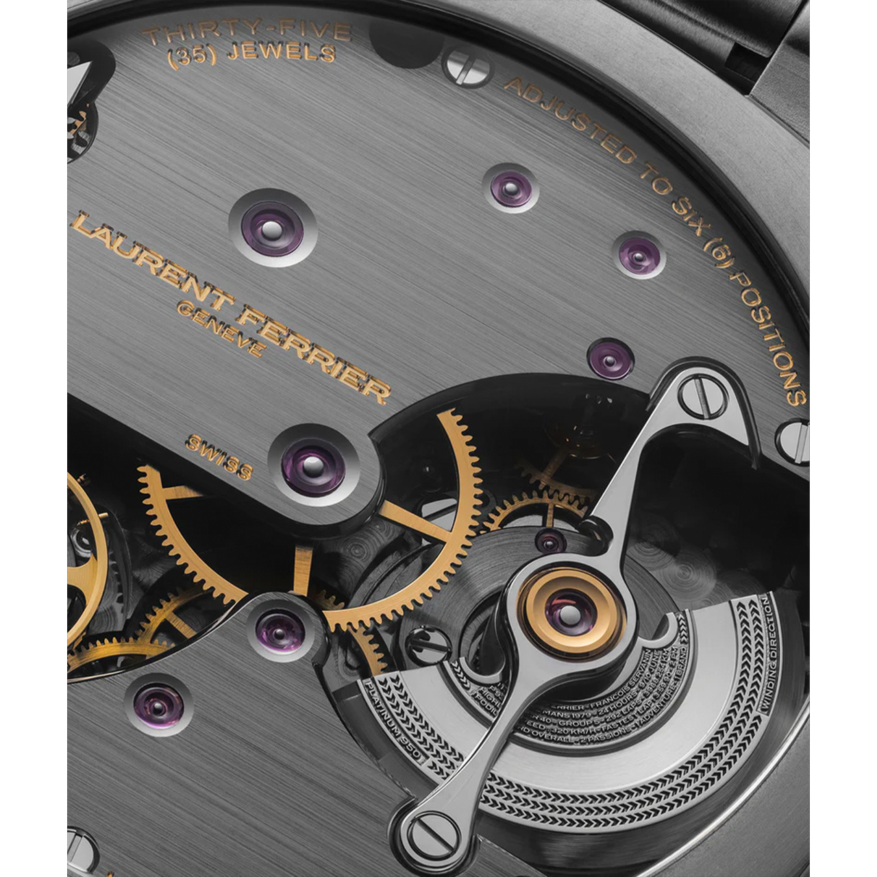 LAURENT FERRIER スポーツトラベラー スレートグレー LCF045.T1.NG1C7