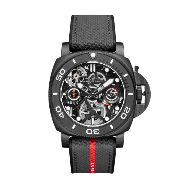 PANERAI サブマーシブル トゥールビヨン GMT ルナ・ロッサ エクスペリエンス エディション PAM01405