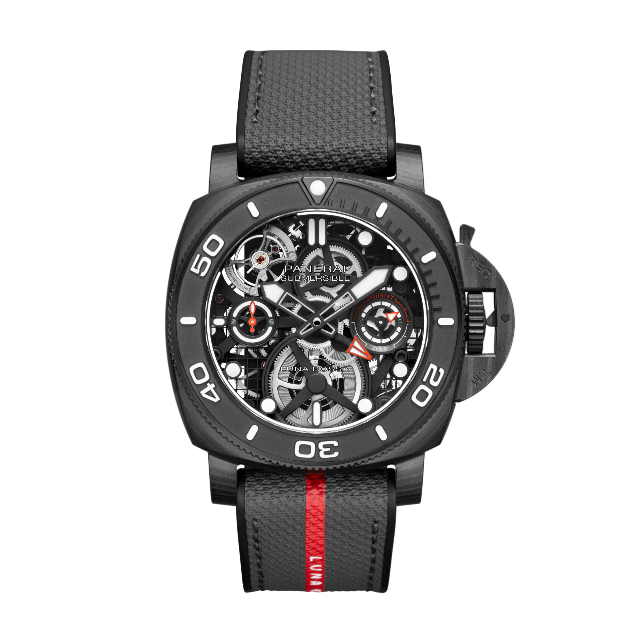 PANERAI サブマーシブル トゥールビヨン GMT ルナ・ロッサ エクスペリエンス エディション PAM01405