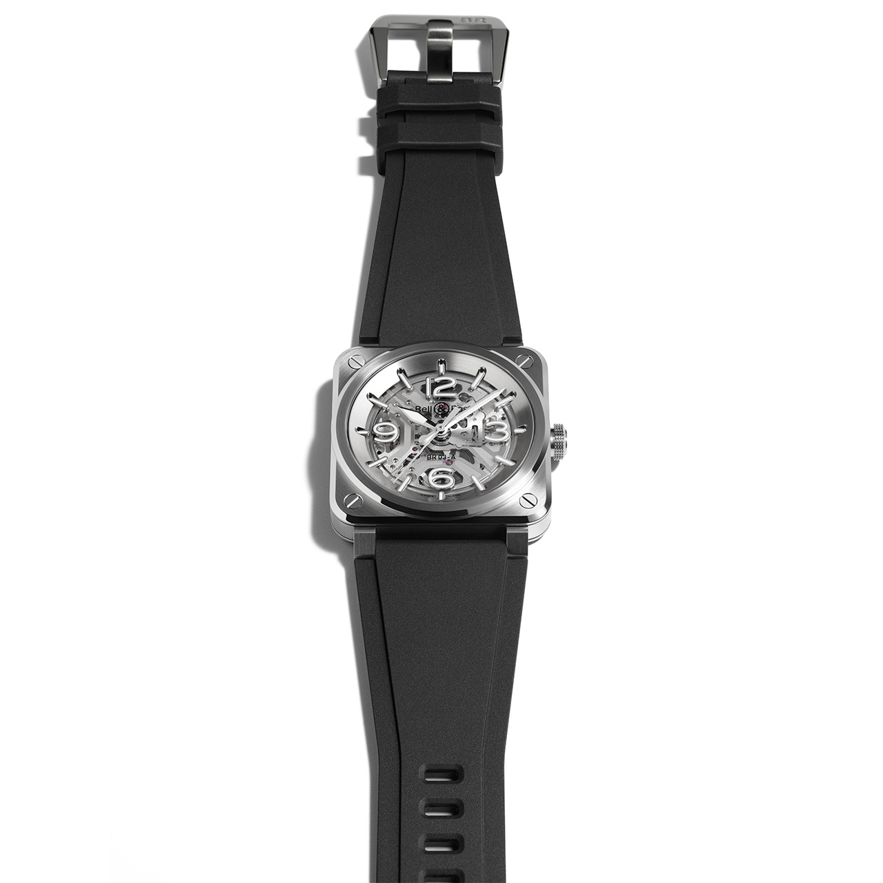 Bell & Ross BR-03 スケルトン スチール BR03A-BL-SKST/SRB