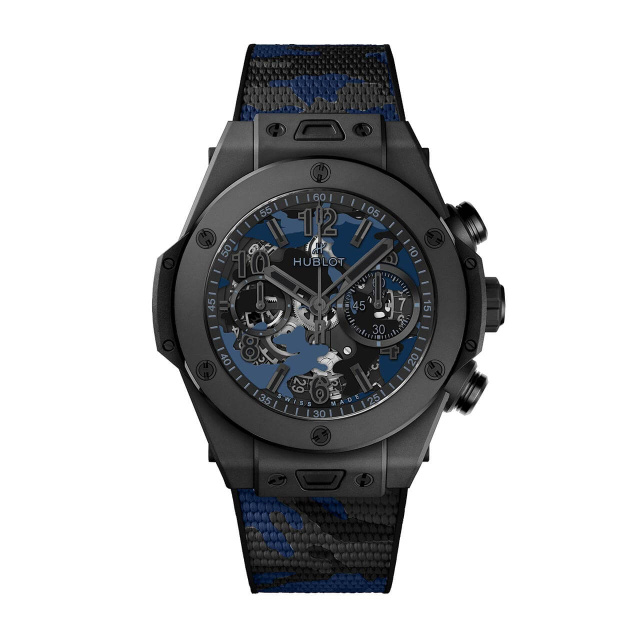 HUBLOT ビッグ・バン ウニコ オールブラック ブルーカモ 421.CI.0190.RX.JCAM