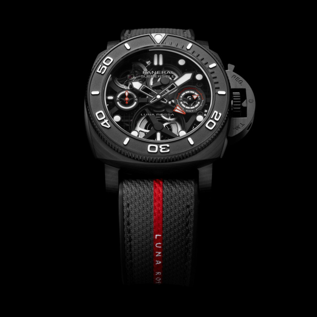 PANERAI サブマーシブル トゥールビヨン GMT ルナ・ロッサ エクスペリエンス エディション PAM01405