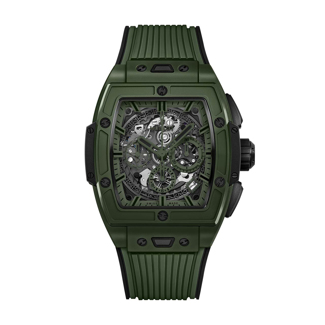 HUBLOT スピリット オブ ビッグ・バン ダークグリーンセラミック 642.GX.5210.RX