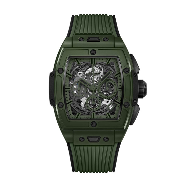 HUBLOT スピリット オブ ビッグ・バン ダークグリーンセラミック 642.GX.5210.RX