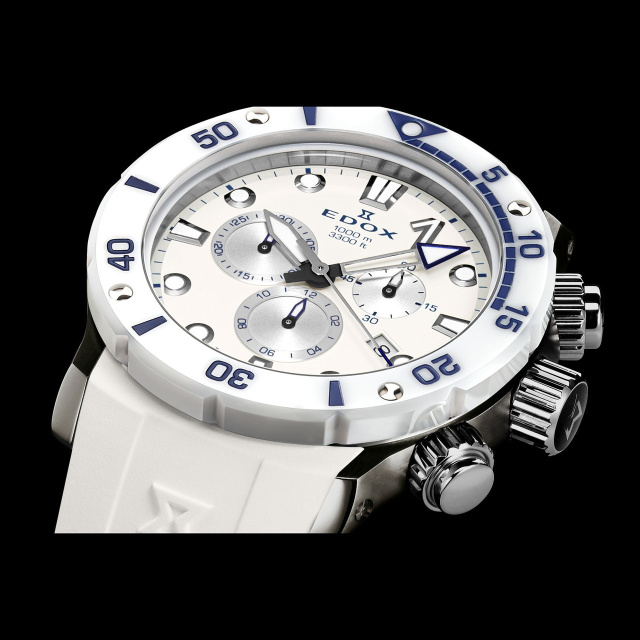 EDOX クロノオフショア1 クロノグラフ ジャパン リミテッド エディション 10242-TINB-BBUINGM