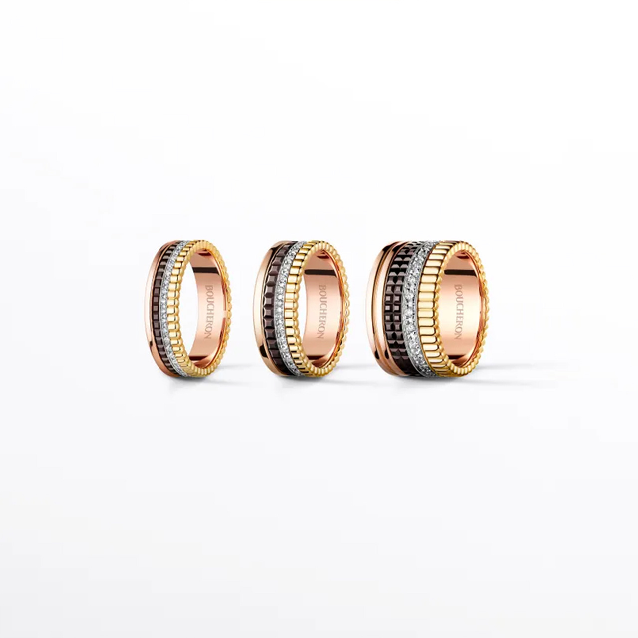 BOUCHERON キャトル クラシック ダイヤモンド リング エクストラスモール JRG03330