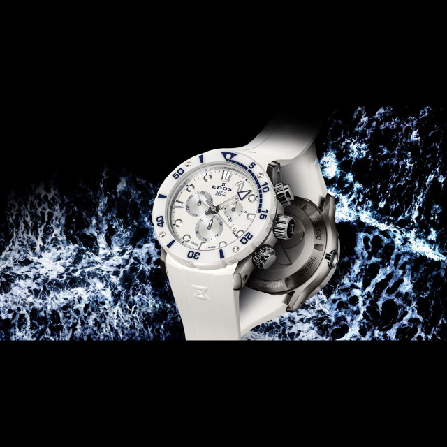 EDOX クロノオフショア1 クロノグラフ ジャパン リミテッド エディション 10242-TINB-BBUINGM