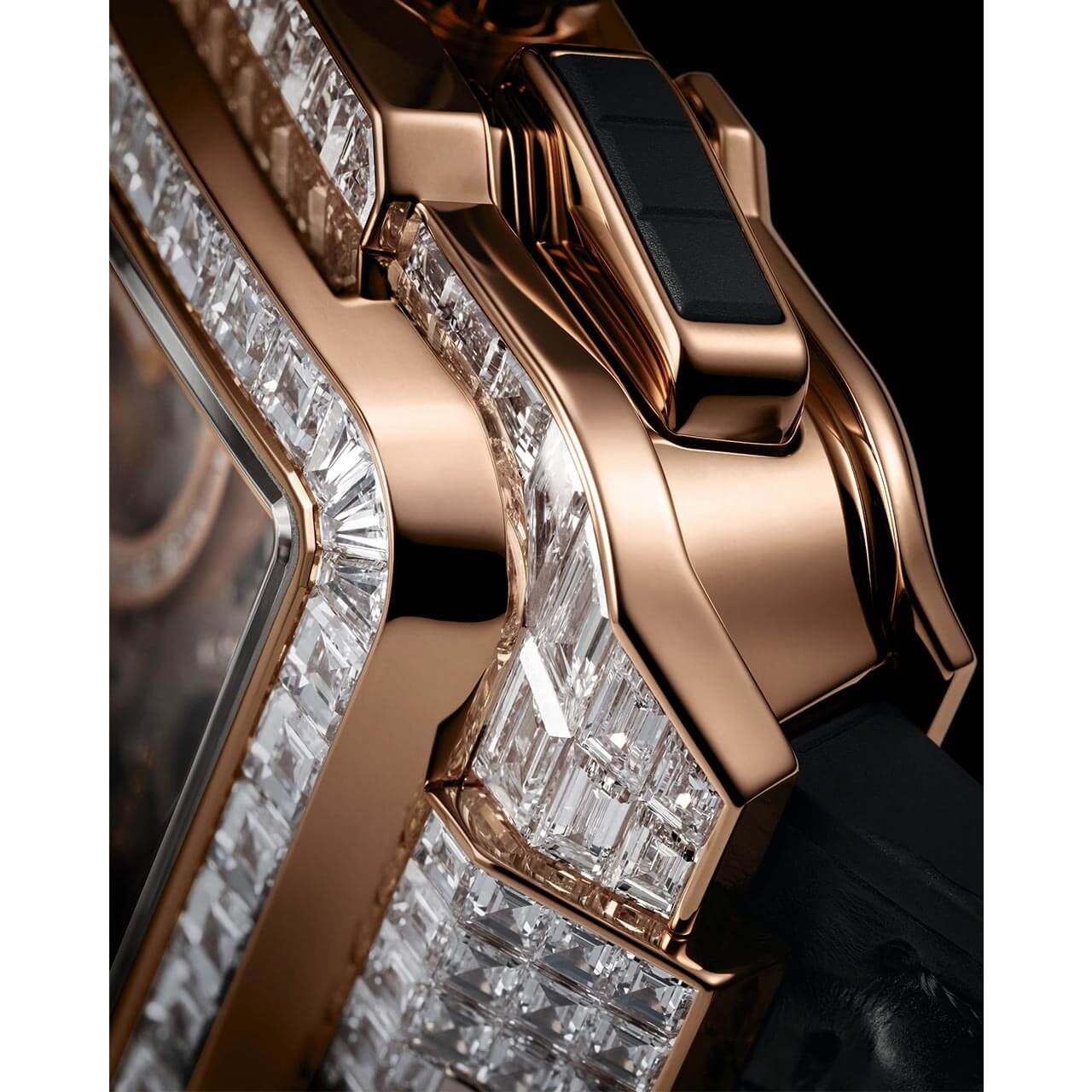 スクエア・バン ウニコ ハイジュエリー キングゴールド 821.OX.9018.LR.9904｜HUBLOT - ウブロ｜ウォッチ｜神戸三宮  正規時計宝飾店カミネ｜神戸三宮 正規時計宝飾店カミネ