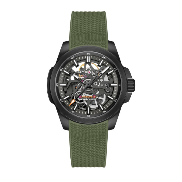 インディペンデンス スケルトン 40mm ブラック DLC BY NORQAIN インディペンデンス スケルトン 40mm ブラック DLC ノルケイン